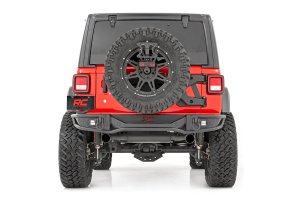 Jeep Wrangler JL Rear Bumper - Rough Country - Tubular - textured black - '21-'24